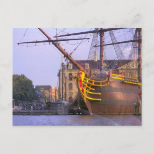 Carte Postale VOC Amsterdam