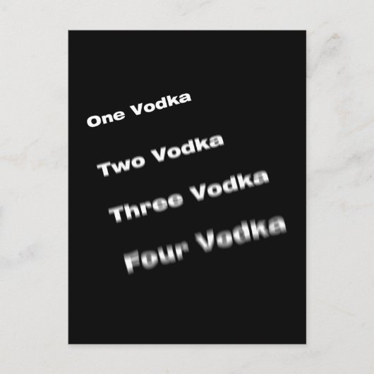 Carte Postale vodka (Devant)