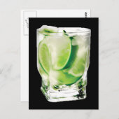 Carte postale Vodka Lime (Devant / Derrière)