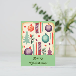 Carte Postale Vœu de Noël