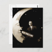 Carte Postale Voeu du jeune homme de 1910 (Devant / Derrière)