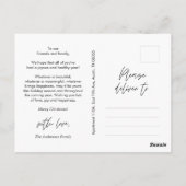 Carte Postale Vœu Moderne, Joyeux Noël Photo de Famille à Envoye (Dos)