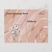 Carte postale voeux anniversaire (Dos)