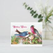 Carte Postale Voeux d'anniversaire (Debout devant)