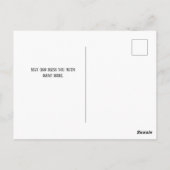 Carte Postale Vœux d'anniversaire chrétiens Philippiens 4:8 (Dos)