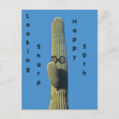 Carte Postale Vœux d'anniversaire drôles Cactus Humour (Devant)