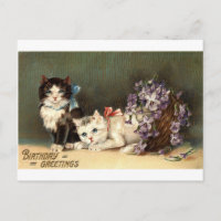 Voeux d'anniversaire Repro Vintage 1910