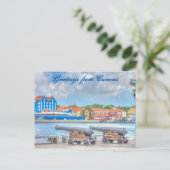 Carte Postale Voeux de Curaçao (Debout devant)