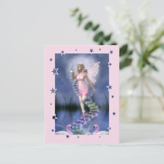 Carte Postale voeux de fées (Debout devant)