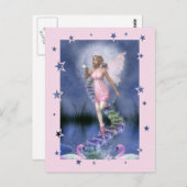 Carte Postale voeux de fées (Devant / Derrière)