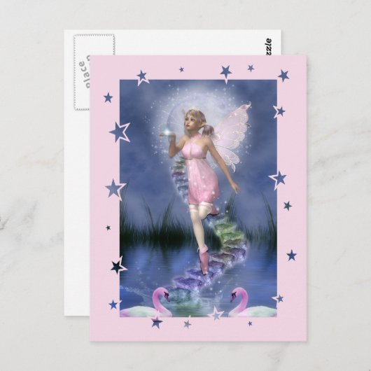 Carte Postale voeux de fées (Devant / Derrière)