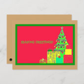 Carte Postale Vœux de la saison (Devant / Derrière)