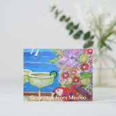 Carte Postale Voeux de Mexico (Debout devant)