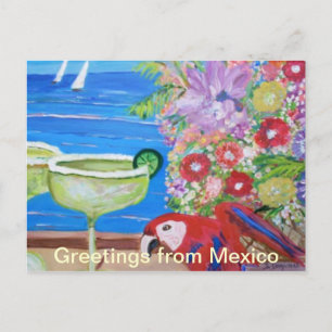 Carte Postale Voeux de Mexico