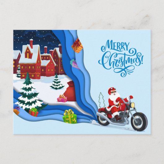 Carte Postale Vœux de Noël (Devant)