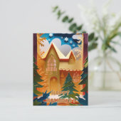 Carte Postale Vœux de Noël (Debout devant)