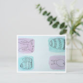 Carte Postale Vœux de Pâques (Debout devant)