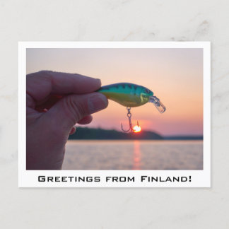 Carte Postale Voeux de souvenir de Finlande