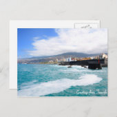 Carte Postale Voeux de Tenerife (Devant / Derrière)