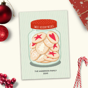 Carte Postale Vœux de vacances de Noël mignons