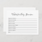 Carte Postale Voeux pour bébé, N'IMPORTE QUEL ARRIÈRE - PLAN DE  (Devant / Derrière)