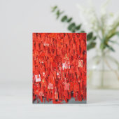 Carte Postale Voeux rouges (Debout devant)