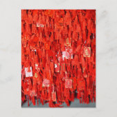 Carte Postale Voeux rouges (Devant)
