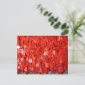 Carte Postale Voeux rouges (Debout devant)
