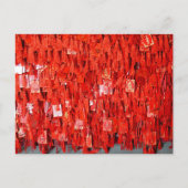 Carte Postale Voeux rouges (Devant)
