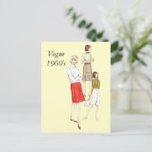 Carte Postale Vogue 1960s, Vogue 1960 (Debout devant)