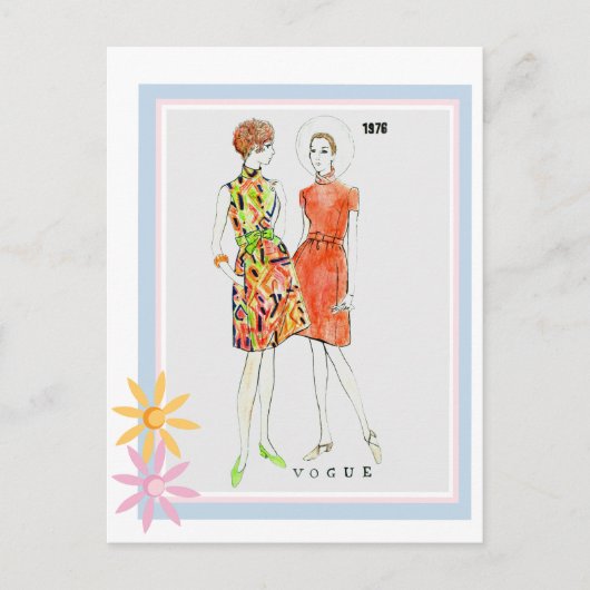 Carte Postale Vogue 1976 (Devant)