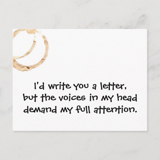 Carte postale Voices (Devant)