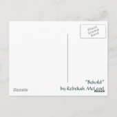 Carte Postale Voici, Abstrait original (Dos)