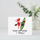 Carte Postale Voici comment je roule (Debout devant)