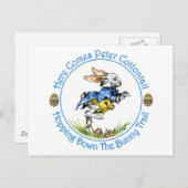 Carte Postale Voici Peter Cottontail (Devant / Derrière)