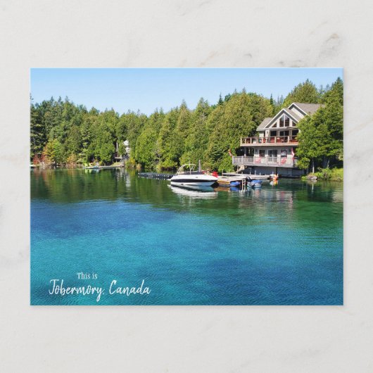 Carte Postale Voici Tobermory, Canada (Devant)