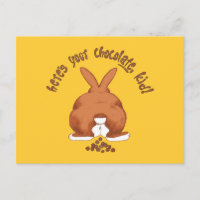Voici votre lapin à balais au chocolat © Sandy Lon