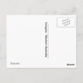 Carte Postale Voie à la plage - Dongara - Australie occidentale (Dos)