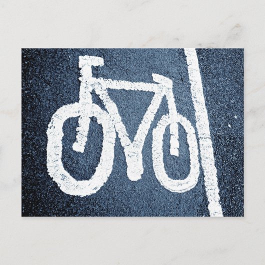 Carte Postale Voie cyclable (Devant)