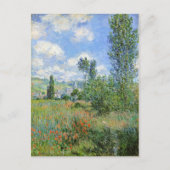 Carte Postale Voie dans les champs de pavot - Claude Monet (Devant)