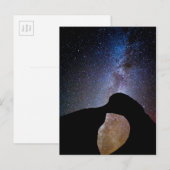 Carte Postale Voie lactée la nuit, Californie (Devant / Derrière)