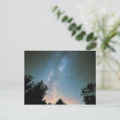 Carte Postale voie laiteuse bleue (Debout devant)