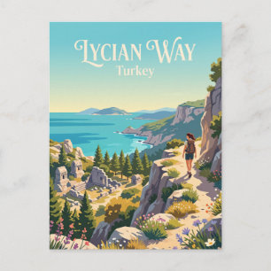 Carte Postale Voie Lycienne Turquie