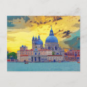 Carte Postale Voie navigable de l'église de la Basilique de Veni (Devant)