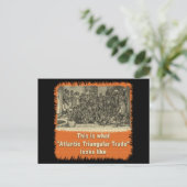 Carte Postale Voilà à quoi ressemble le commerce triangulaire de (Debout devant)