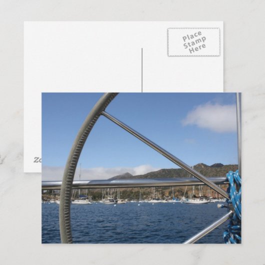 Carte Postale Voile (Devant / Derrière)