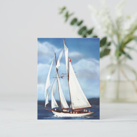 Carte Postale Voile (Debout devant)