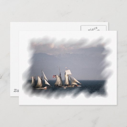 Carte Postale Voile (Devant / Derrière)