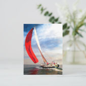 Carte Postale Voile (Debout devant)