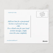 Carte Postale Voile (Dos)